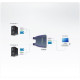 Aten CS62S 2-Port PS2 mini KVM Switch | 0.9m Built in cable